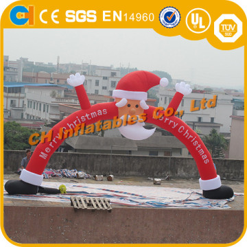 Advertising inflatable christmas arches , christmas inflatable arch , inflatable christmas arch with santa claus