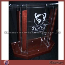 Wooden Perspex Conference Pulpit Podium