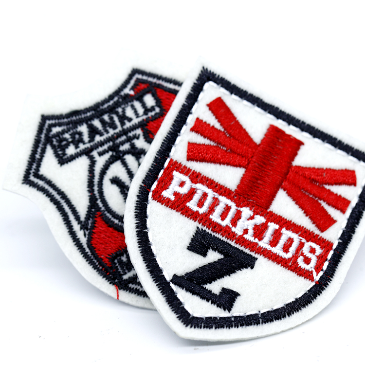 High Quality Custom 3D Sports Badges Iron On Embroidery Patch