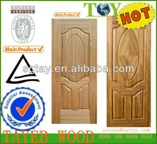 laminate hdf wood veneer door skin/hdf laminate door skin from professional manufacturer