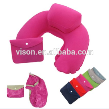 Multifunction pillow case travel inflatable pillow neck pillow