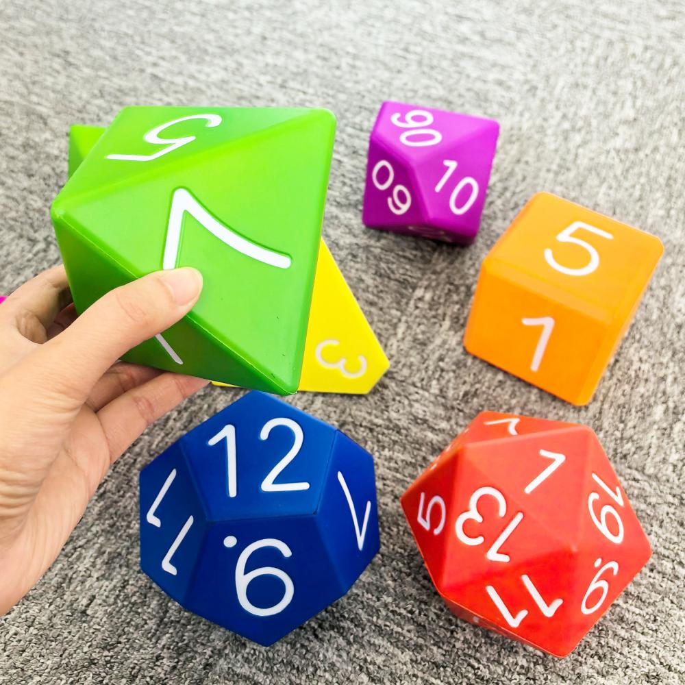 Jumbo Foam Polyhedron Dice For Rpg Game