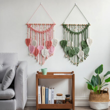 2025 Custom Macrame Leaf Wall Decor Tapestries