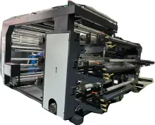 Full Automatic Four Colors Flexo Label Printing Machine for Papers and Cloths