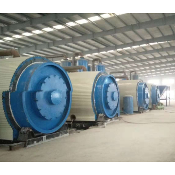 Semi-automatic old rubber pyrolysis equipment