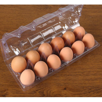 Plastic PVC egg container box