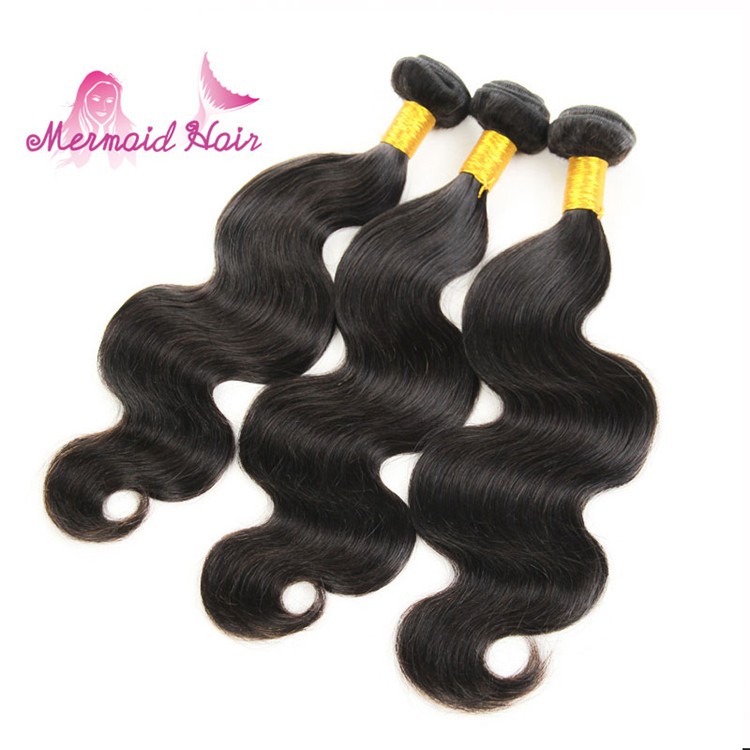 7A Brazilian 100% Remy Human Hair Body Wave Bundles 30Inch Natural Black