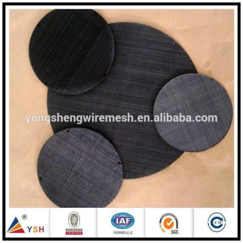 Woven black wire cloth