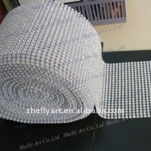 Rhinestone trimming 24x160 plastic mesh