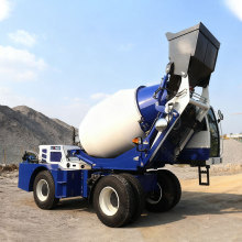 Compact Self Feeding Concrete Mixer Truck