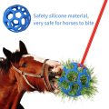 Silicone Horse grew ball ralentille foin balle de foin