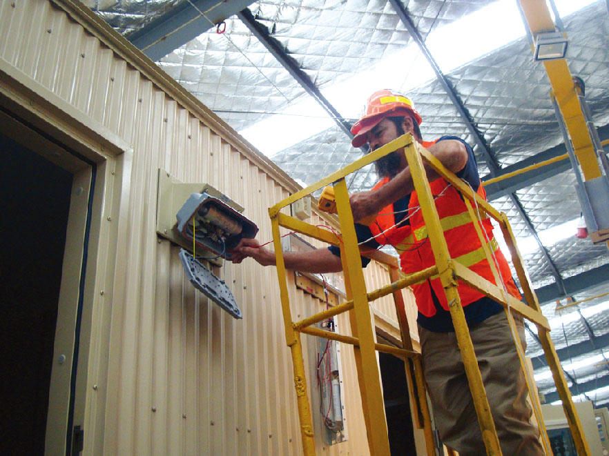 electrical test  for Modular Kitchen Container Type