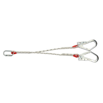 Fall Protection Safety Lanyard with Double Hook