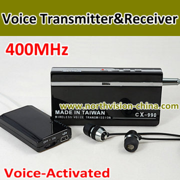 Voice Activated Recording Wireless Voice Transmitter