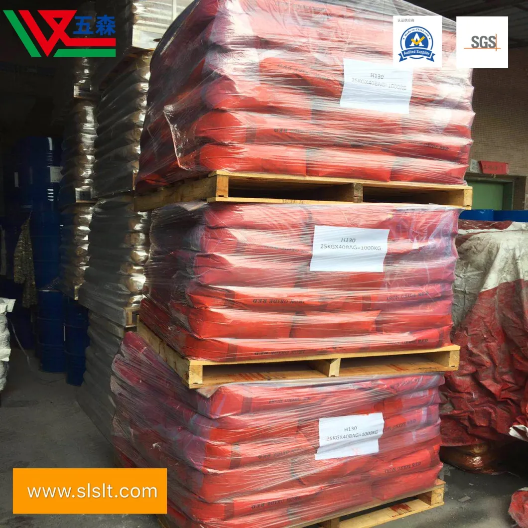 H120 Iron Oxide Red Used in Cement Building Materials and Coatings