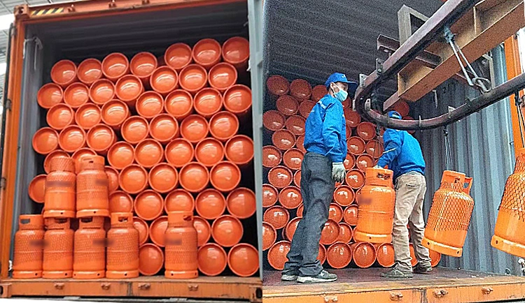 LPG Gas Tank 11kg for Sale Cooking Propane Tank Factory Direct Supply with High Quality