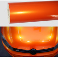 Fantasía metálica Sun Orange Car Wrap