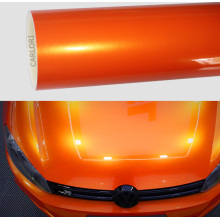 Metallyske Fantasy Sun Orange Car Wrap