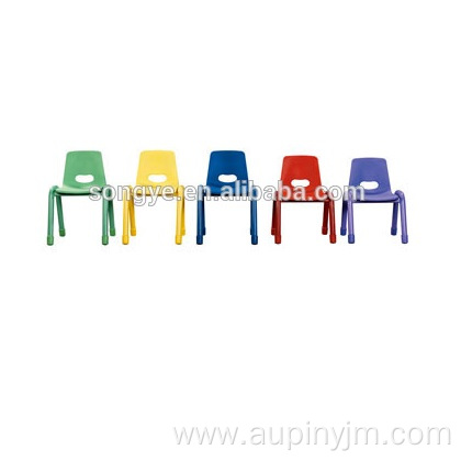 School Durable Plastic Kindergarten Kids Chair With Metal