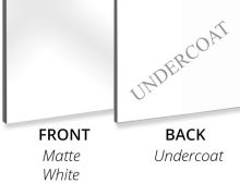 Aluminum Composite Panel Matte White