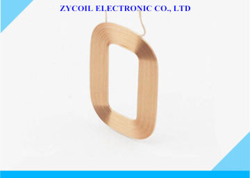 Wireless Qi Receiver Coil , Copper Wire Qi Coil For Mobile Phone
