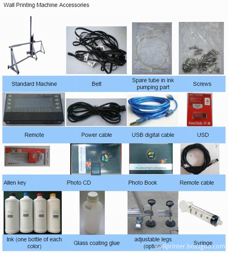 Wall Printer Machines Accessories