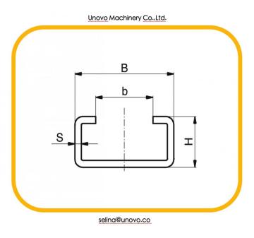 slotted strut channel U channel 41x41