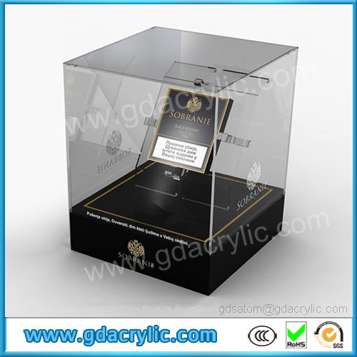 Luxury Design Cigarette Showcase Cigarette Acrylic Display Showcase