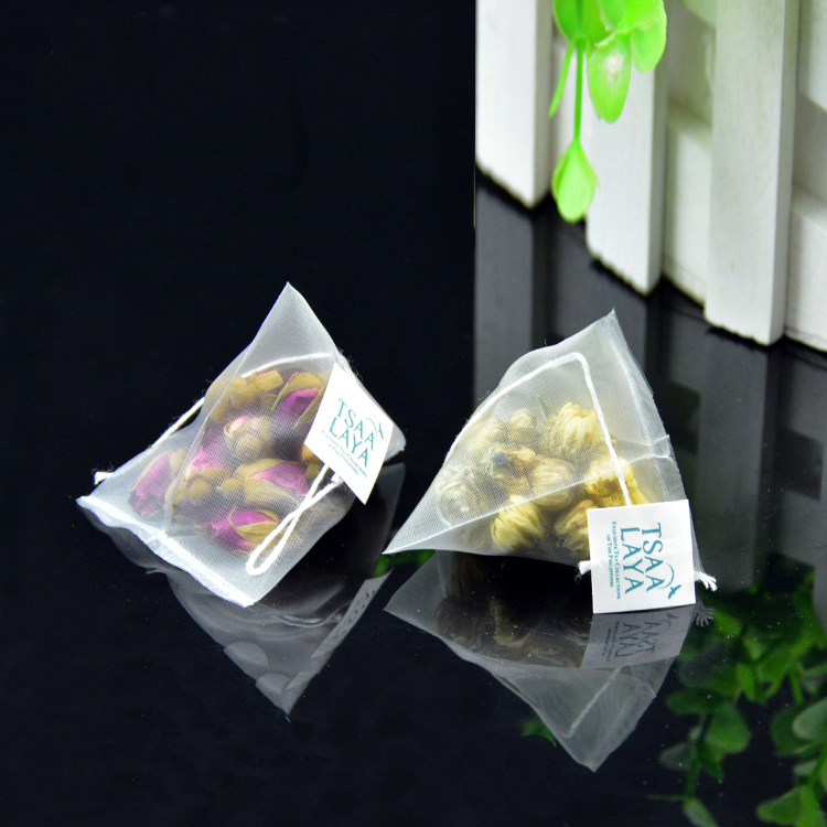 Automatic small nylon triangle tea powder leaf bag sachet paper filling sealing packing packaging machine