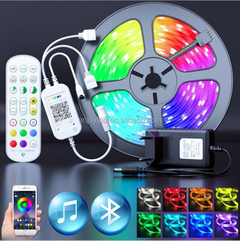 Smart WIFI tuya Smart App Control Led Strip Light RGB Tape 5M 10M DC12V SMD 2835 5050 Flexible RGB LED Stripe Ribbon Diode