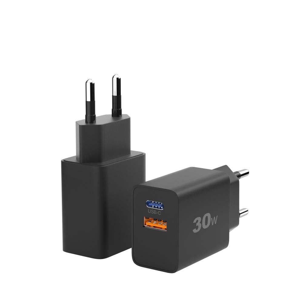 30W USB C شاحن محول السفر