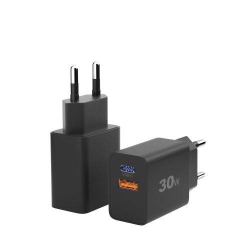 PD 30W Dual Port USB-C-Adapter-Ladegerät
