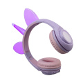 Casque sans fil licorne en gros Led pour les filles