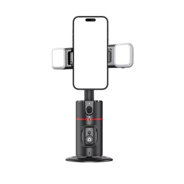 Free Auto Self-Tracking Gimbal Phone Mount: 360 Rotating AI Camera App for Face Tracking
