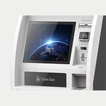 Papiergeld dispenser machine met munt -out -eenheid