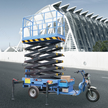 Three-wheel Electric Scissor Lifting Platform