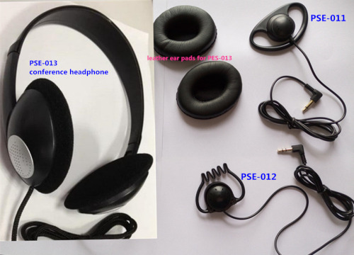 Conference stereo headphone lightweight headphone meeting headphone earpiece