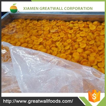 BRC certified IQF apricot halves fruits