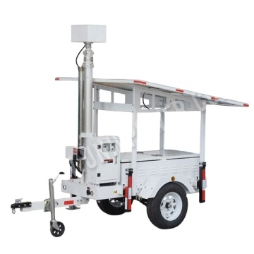 Mobile Solar Lighting Monitoring Tower for US - Pull Up Green Power