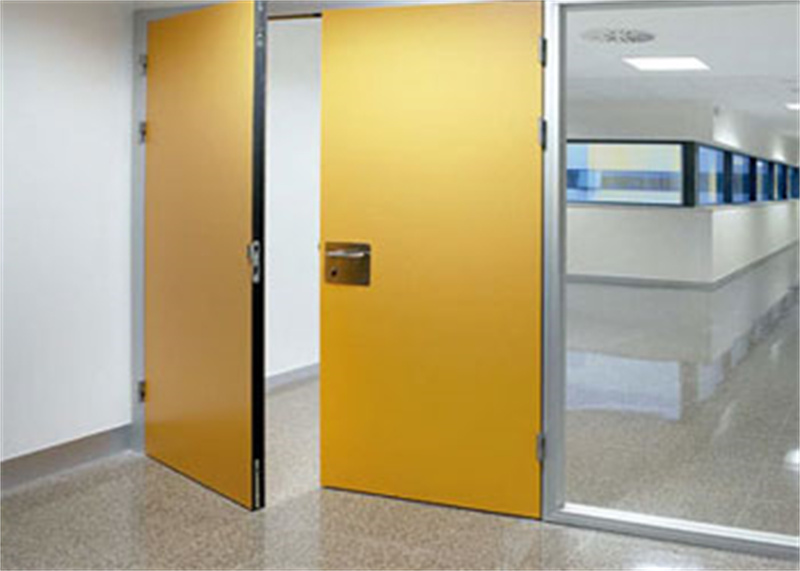 Stainless steel airtight interior hospital sliding door