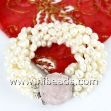 7-8mm nugget-shape fashion pearls bracelets FPB0056