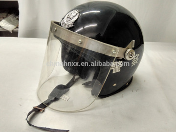 police anti riot plastic visor helmet