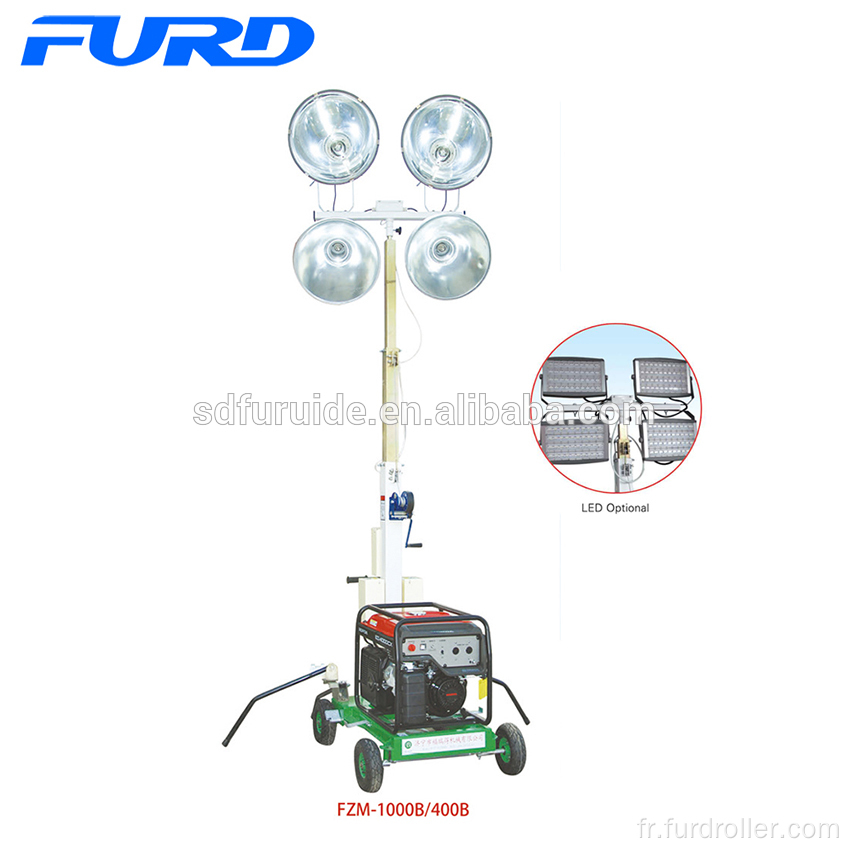 Tour de lumière LED à poussée manuelle 5M (FZM-1000B)