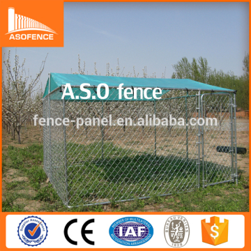 China factory produce classic galvanized outdoor dog kennel wholesale