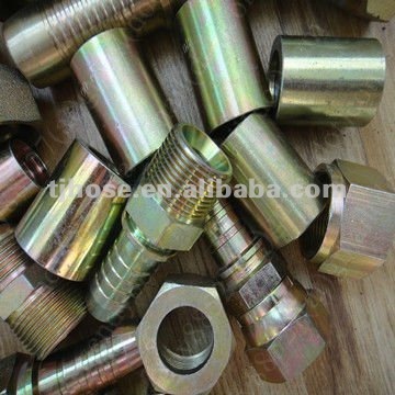 HYDRAULIC HOSE FITTING WITH YELLOW TREATMENT 10441