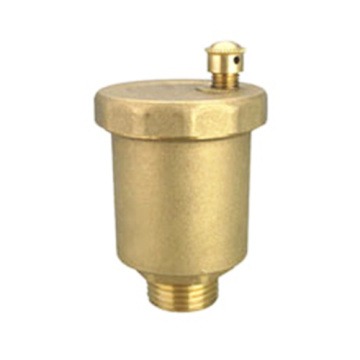 Brass air vent exhaust valve