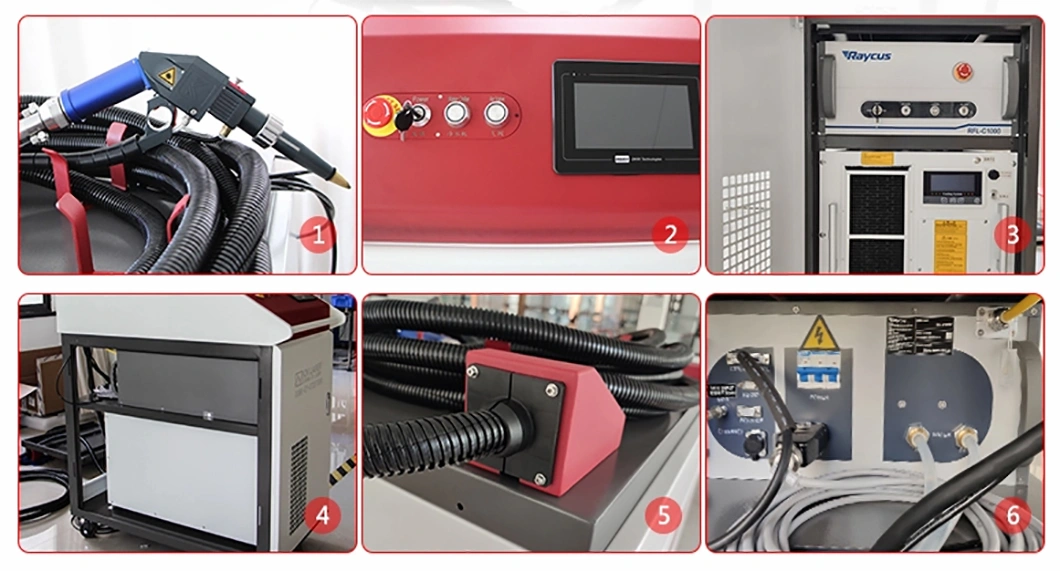 Factory Price 1000W/1500W/2000W Handheld Fiber Laser Welding Machine Continuous Laser Welder for Metal Alloy Stainless Steel