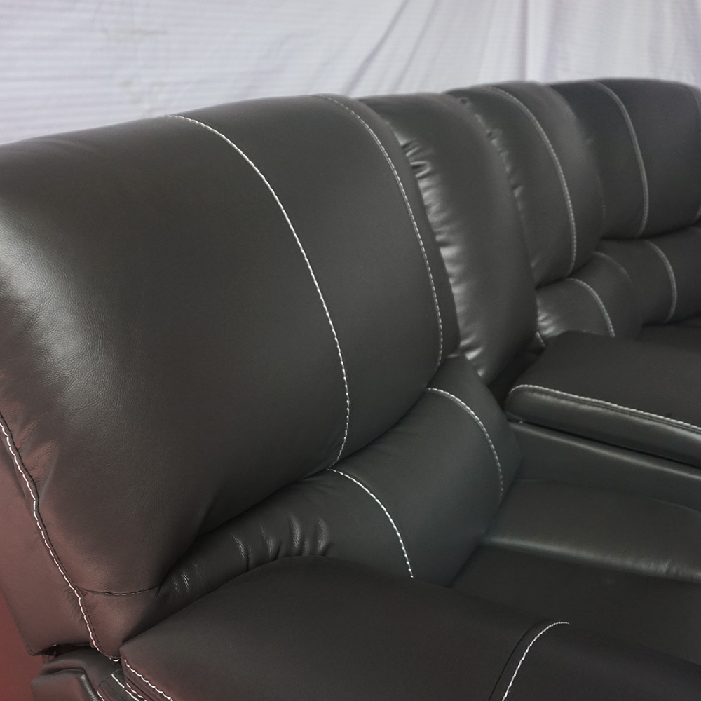 Sofá reclinable seccional de cuero vendedor caliente de estilo nuevo Sofá reclinable