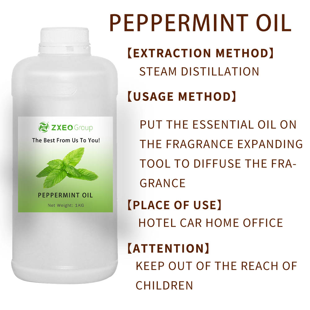100% organiczny naturalny czysty olej mięty pieprzowej dla zapachu