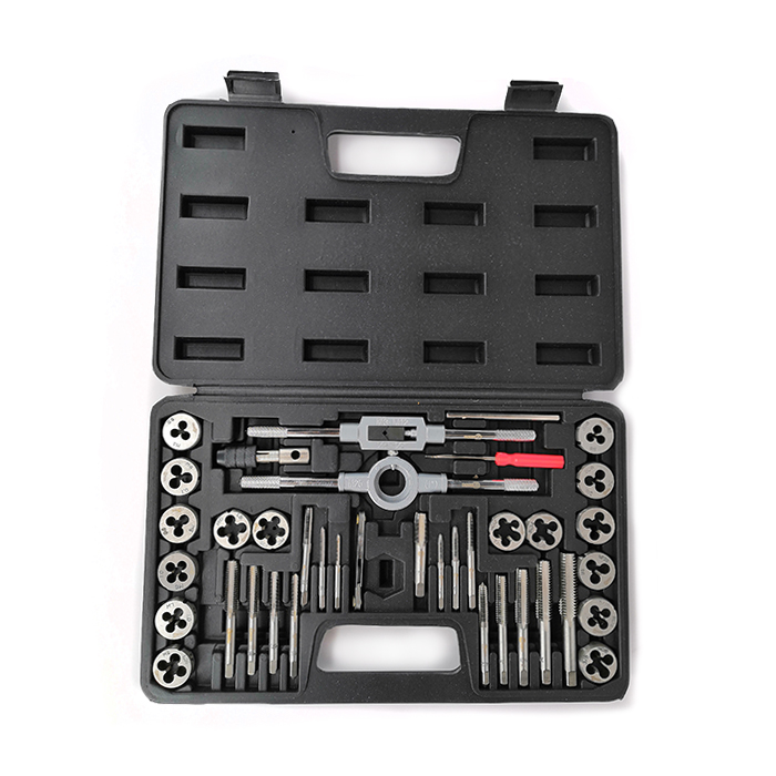40pcs alloy steel round dies and taps sets